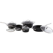 Load image into Gallery viewer, THE ROCK™ by Starfrit® 10-Piece Cookware Set with Stainless Steel Handles
