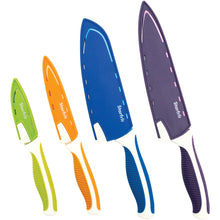 Load image into Gallery viewer, Starfrit Set of 4 Knives with Integrated Sharpening Sheaths
