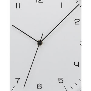 Silver Fine Line Clock - Northwest Homegoods