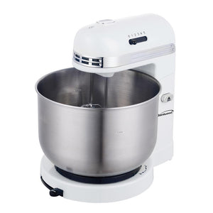 Brentwood 5-Speed Stand Mixer with 3-Quart Stainless Steel Mixing Bowl (White) - Northwest Homegoods