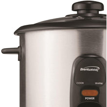 Load image into Gallery viewer, Brentwood 5-Cup Stainless Steel Rice Cooker - Northwest Homegoods
