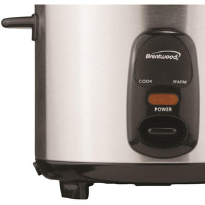 Brentwood 5-Cup Stainless Steel Rice Cooker - Northwest Homegoods