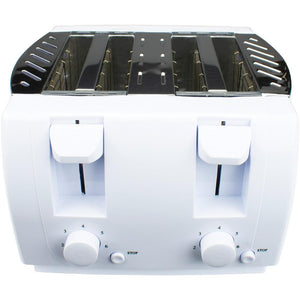 Brentwood Cool Touch 4-Slice Toaster (White) - Northwest Homegoods