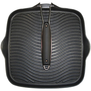 Starfrit 10" x 10" Grill Pan with Foldable Handle